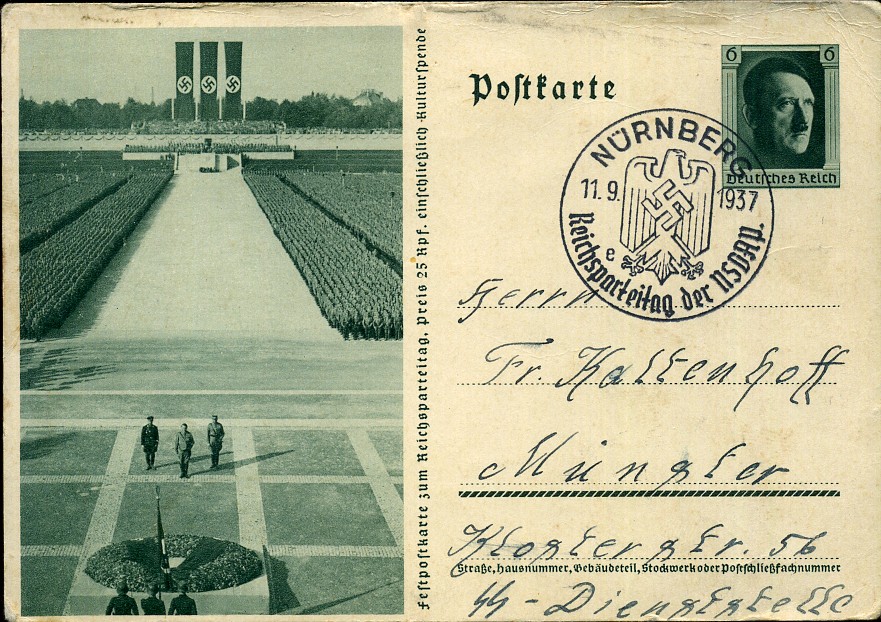 Reichsparteitag der NSDAP - Sonderstempel - Nürnberg